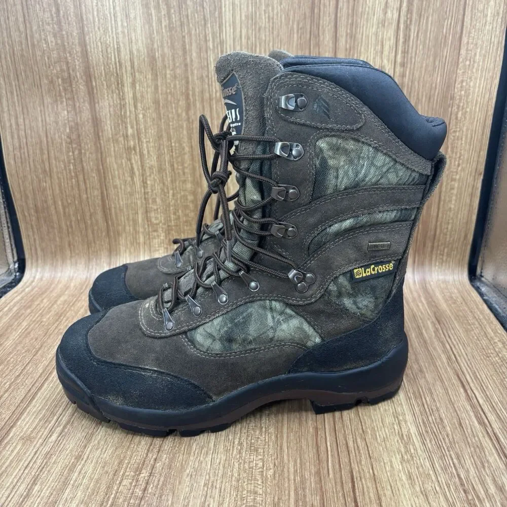 LaCrosse Genesys Camo Hunting Boots GORE-TEX Waterproof 500 G Thinsulate Size 9W